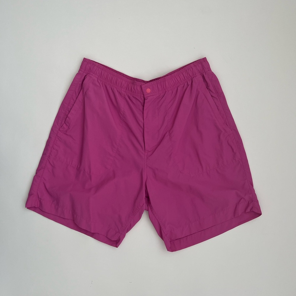 Gap Men’s Magenta Elastic Waist Nylon Hiking / Pickle Ball Shorts